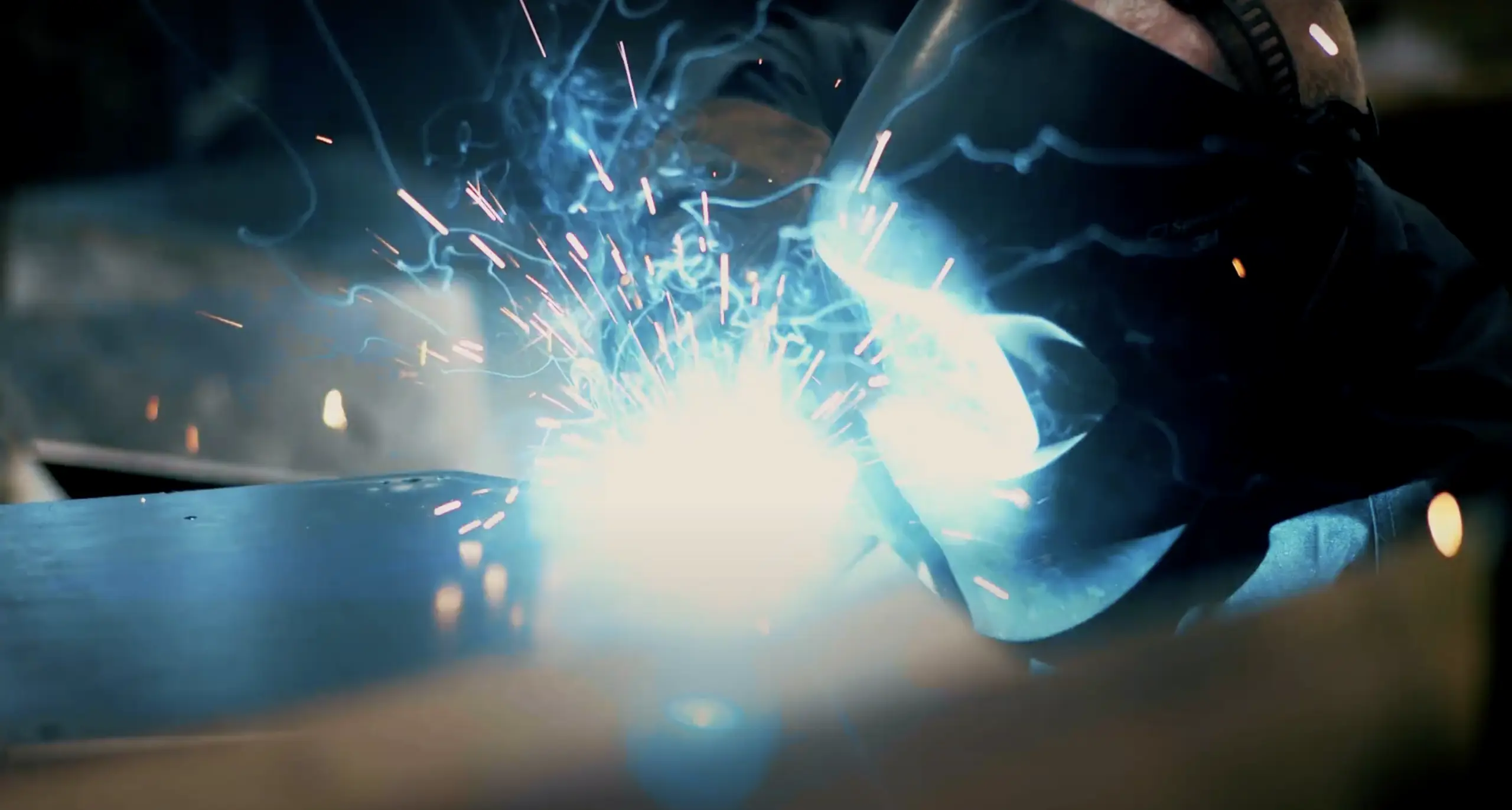 welding sparks